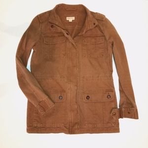 Canvas Utility Jacket with Waist Cinch XS